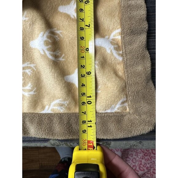 Levtex Baby Brown Deer Lovey Reindeer Security Blanket Stuffed Animal Toy - Picture 5 of 11